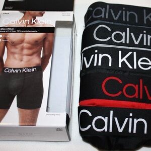 Calvin Klein Boxer Briefs Microfiber Stretch Multicolor
 5 Pack Underwear